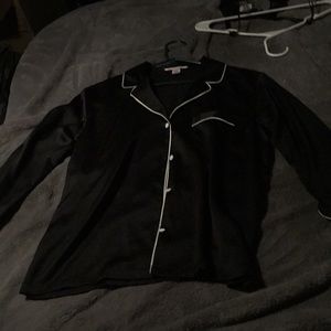 Victoria secret silk shirt top